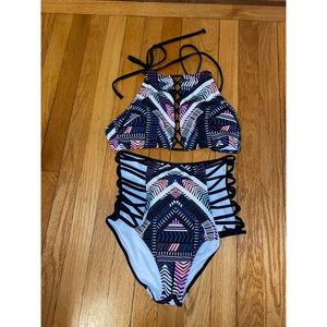 💜 VS Pink Pattern Bikini💜